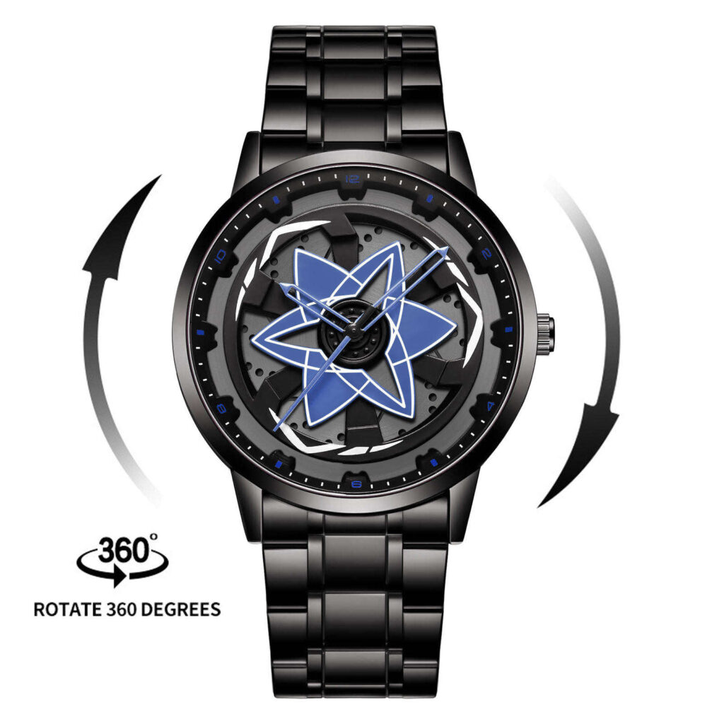Wheel Rim Rotating Sports Watch