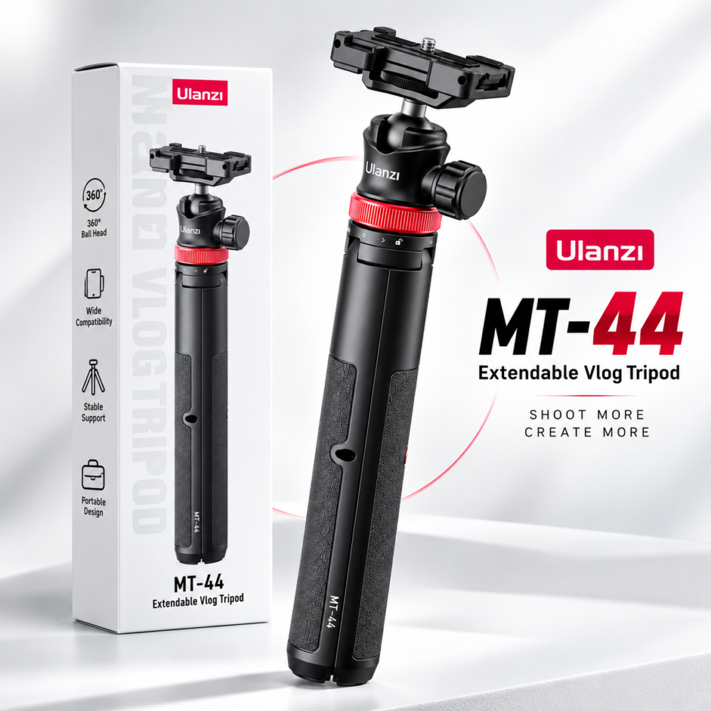 Ulanzi MT-44 Extendable Vlog Tripod
