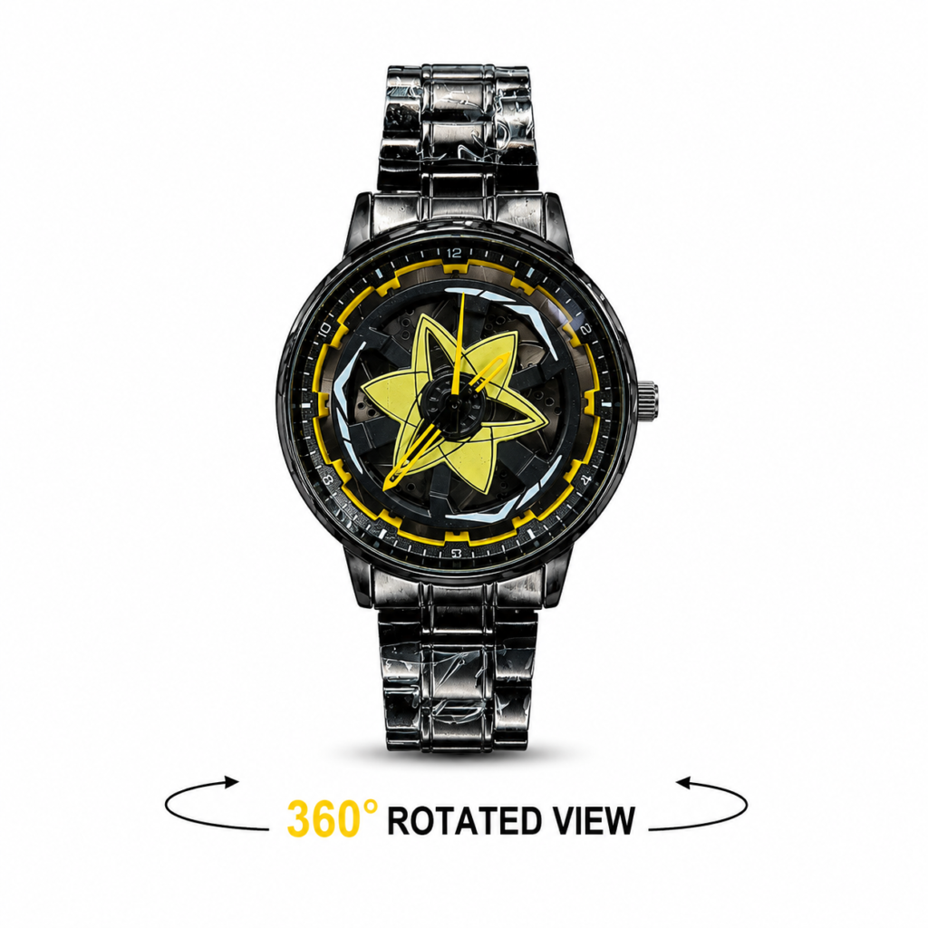 Wheel Rim Rotating Sports Watch