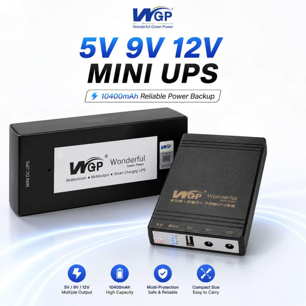 WGP Mini UPS 10400mAh (Router & ONU Power Backup)