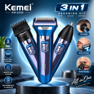 Kemei KM-6330 3-in-1 Grooming Kit